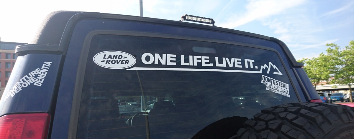 One life – live&nbsp;it.